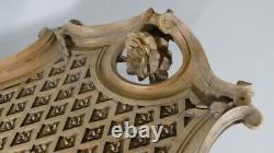 Tray, Woodwork In Noyer Sculpted Monoxyle, Era Xixth