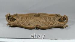 Tray, Woodwork In Noyer Sculpted Monoxyle, Era Xixth