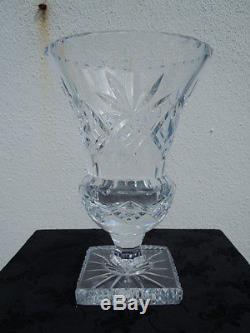 Vase Cut Crystal Vintage Late Nineteenth Baccarat St Louis