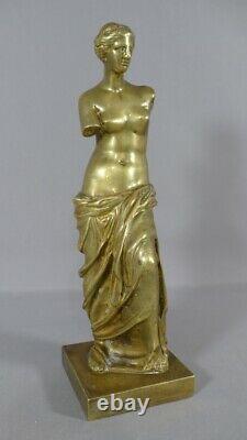 Venus De Milo Statuette In Bronze, Era XIX Ème, Souvenir Du Grand Tour