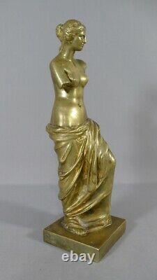 Venus De Milo Statuette In Bronze, Era XIX Ème, Souvenir Du Grand Tour