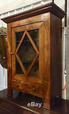 Verriau Or Small Window To Suspend Walnut Era Nineteenth Century