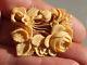 Very Beautiful Ancient Brooch Of Time Xixth With Deco Floral Sculpted