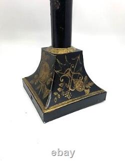 Very Rare Pair Of Metal Lamps Epoch Empire 19th Century Circa 1800