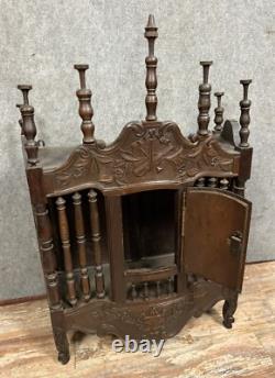Very beautiful Provençal bread box in Louis XV style, 19th century, around 1850