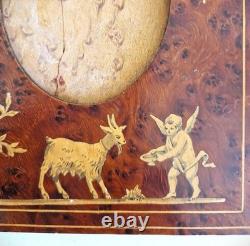 Very beautiful small frame in marquetry from the mid-19th century