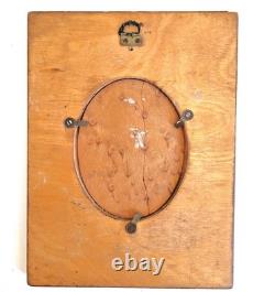 Very beautiful small frame in marquetry from the mid-19th century