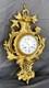 Very Beautiful Wall-mounted Cartel In Louis Xv Style In Gilded Bronze, 19th Century Period