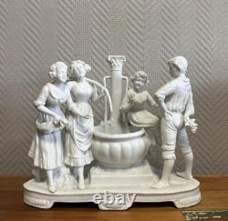 Very important subject in biscuit at the end of the 19th century around 1880