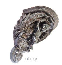 Very pretty small wall-mounted ceramic console from the late 19th century, circa 1880