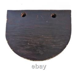 Very pretty small wall-mounted ceramic console from the late 19th century, circa 1880