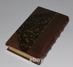 Victor Hugo The Autumn Leaves Antique Binding Signed by David Paris 1876