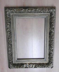 Vintage Louis XVI Wood Style Frame Doré Epoque Xixeme Decor Acanthe Sheets