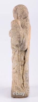 Virgin with Child Romanesque Sculpture High Stone Age France 12th Century