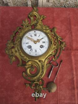 Wall Clock / Cartel Japy F. Epoque Xixeme Fine Style Louis XV Bronze