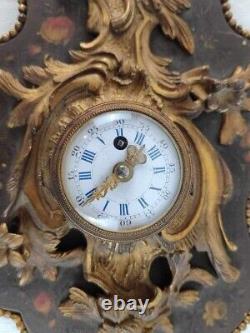 Wall Clock Wall Clock 19th Century Louis 16 Style In Bronze