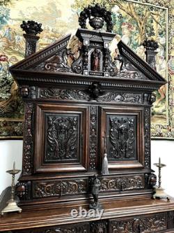 Walnut Cabinet in Style. Early Period, Renaissance, Collections, Carved Wood