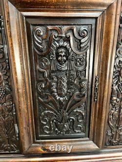 Walnut Cabinet in Style. Early Period, Renaissance, Collections, Carved Wood