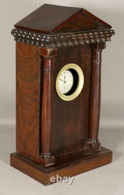 Watch Holder in Rosewood Empire Style in the Shape of a Temple, 19th Century