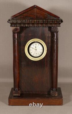 Watch Holder in Rosewood Empire Style in the Shape of a Temple, 19th Century