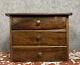 Watchmaker's Cabinet / Compartmentalized Walnut Chest From The 19th Century