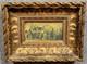 Watercolor Tableau Animated Scene Late 19th Century