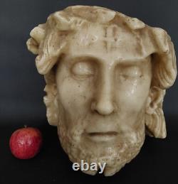 Wax cast of the head of Christ, Saint Savior Church in Beauvais, 19th century