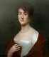 Woman Portrait Epoque First Empire French School Of The Nineteenth Century Hst