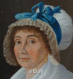 Woman Portrait Epoque First Empire Nineteenth Century French School Hst