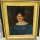 Woman Portrait Epoque Louis Philippe French School Of The Nineteenth Century Hst