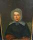 Woman Portrait Epoque Louis Philippe French School Xixth Century Hst
