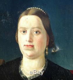 Woman Portrait Period Restoration Hst Early Nineteenth Century