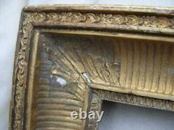 Wood and Gilded Stucco Frame, Early 19th Century