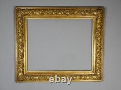Wood and gilded stucco frame in Restoration style, 19th century period