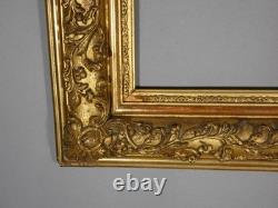 Wood and gilded stucco frame in Restoration style, 19th century period