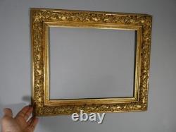 Wood and gilded stucco frame in Restoration style, 19th century period