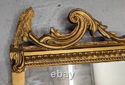 Wood and stucco mirror from the Napoleon III period, 19th century.