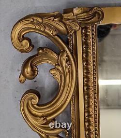 Wood and stucco mirror from the Napoleon III period, 19th century.