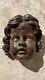 Wooden Statuette Of Putto Mascaron From The High Renaissance Period 15th Century Church Xv Xvi