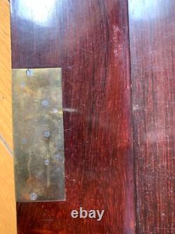 Wooden box, signed TAHAN, brass inlays, 19th century, Napoleon III