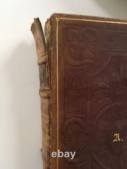 Works of Lord Byron. Ed. Furnes 1836. Period full-grain glazed calf binding.