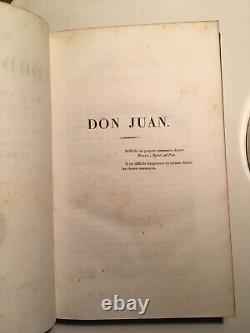 Works of Lord Byron. Ed. Furnes 1836. Period full-grain glazed calf binding.