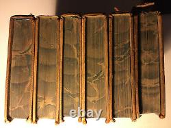 Works of Lord Byron. Ed. Furnes 1836. Period full-grain glazed calf binding.