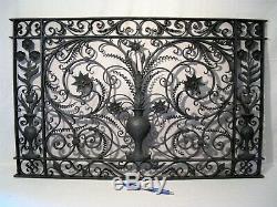 Wrought Iron Indoor Grid Nineteenth Century Master's Work