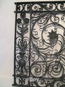 Wrought Iron Indoor Grid Nineteenth Century Master's Work