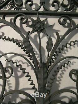 Wrought Iron Indoor Grid Nineteenth Century Master's Work