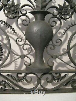 Wrought Iron Indoor Grid Nineteenth Century Master's Work