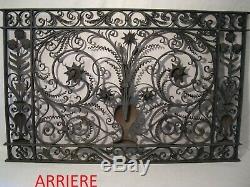 Wrought Iron Indoor Grid Nineteenth Century Master's Work