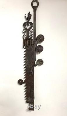 Wrought iron rack, 19th century period