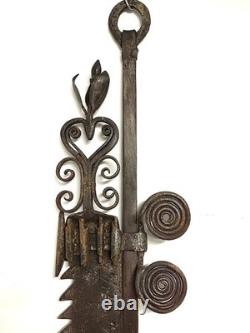 Wrought iron rack, 19th century period